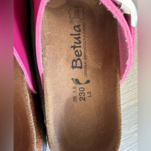 Betula by Birkenstock Hot Pink Arizona Sandals - Picture 3 of 10